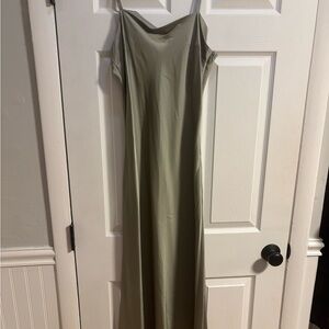 NWT Abercrombie Olive Green Slip Dress